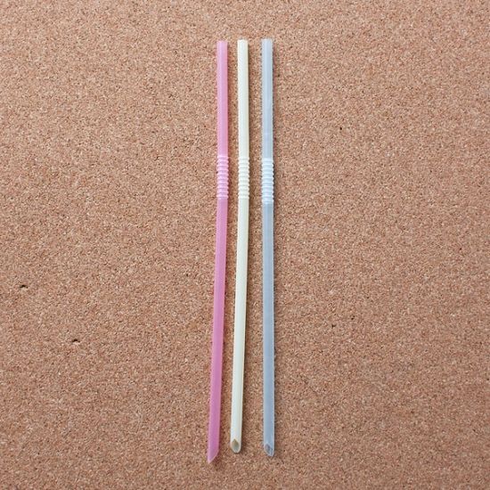 50p 롯데 빨대 스트로우 일회용빨대 주름빨대