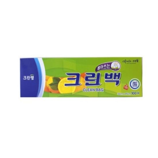 주방 위생백 뽑아쓰는 크린백 대 30cm X 45cm 100매[W