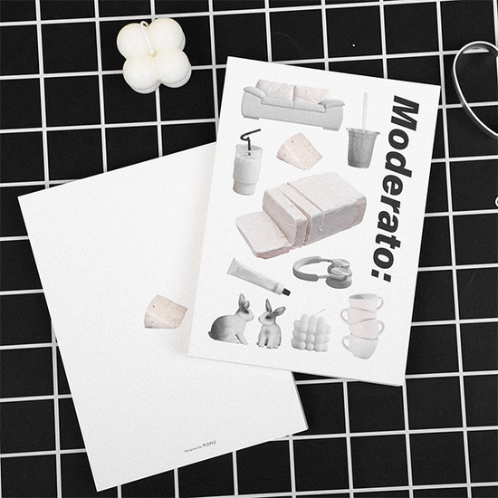 모데라토 무지 노트