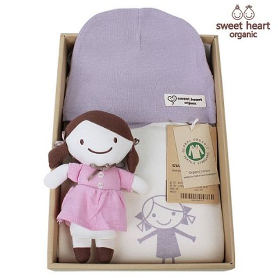 [돌선물/24개월/36개월선물]오가닉 라인꽃 캐릭터 선물세트