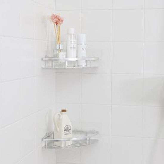 욕실 코너선반1P 화장실 샴푸정리대 세제 삼각 정리대