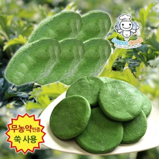 [엔젤쿡] 자연담은 거문도 해풍쑥 1+1 생쑥떡 2팩세트 AGCGSM1202