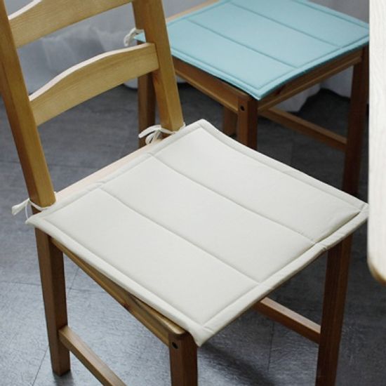 파스텔 식탁 의자 방석