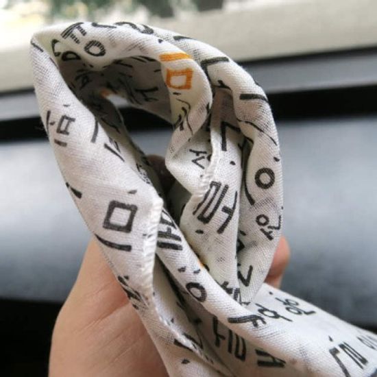 쁘띠 스카프 손수건 (한글사랑)