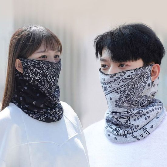 남성 여성 페이즐리 패턴 워머 헤어밴드 멀티 반다나[