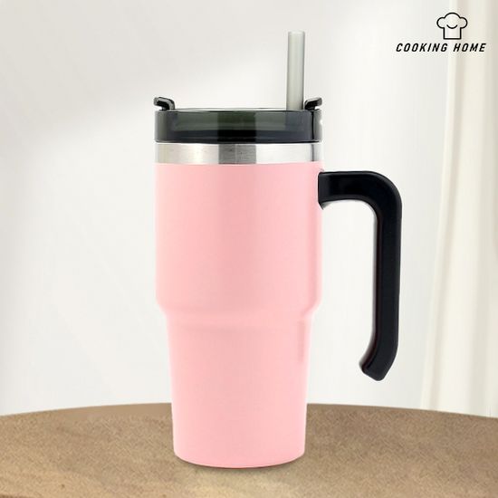 [쿠킹홈] 강력 보온보냉 빨대텀블러 600ml 5종