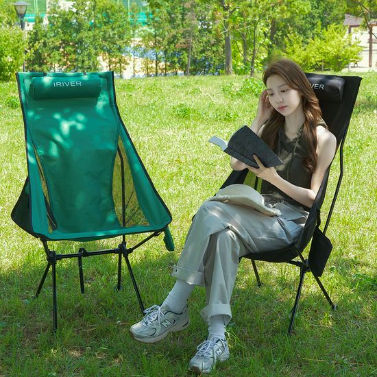 아이리버 캠핑의자 릴렉스체어 접이식 1+1 IE-CP02