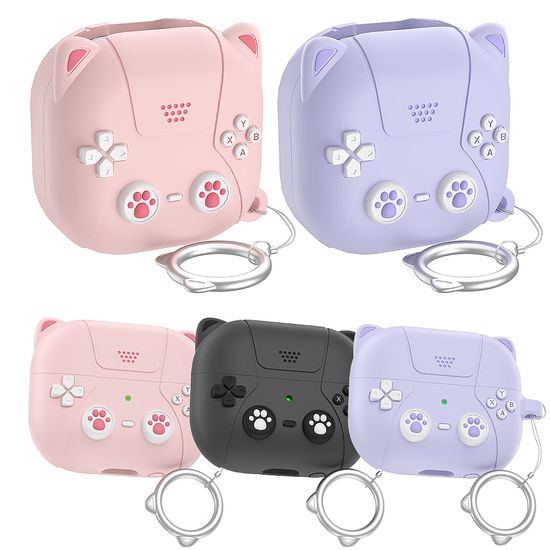갤럭시버즈 3 2 프로 라이브 fe 고양이 게임기 케이스