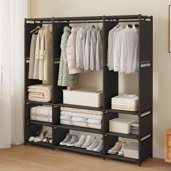 수납 시스템 선반 옷걸이 행거 철제 헹거 스탠드 옷장