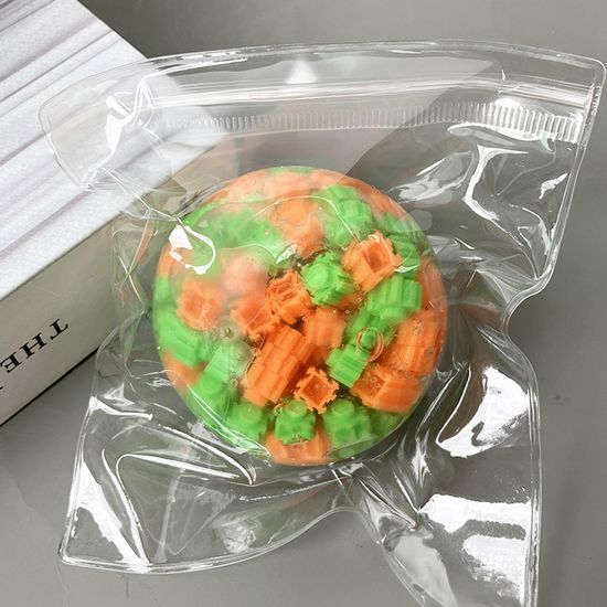 블럭 공 슬라임 PVC백 타바 스퀴시 말랑이 피젯 토이