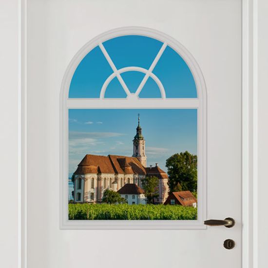 am598-아치그림액자_독일바로크예배당