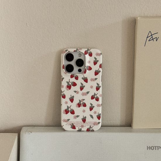 sweet straw pattern 디자인 [하드 폰케이스]