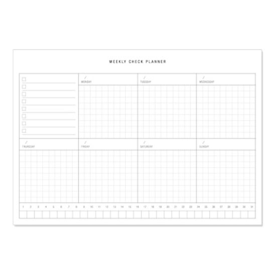 A5 스케줄러 먼슬리/ 체크리스트/타임플래너