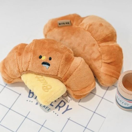 반려동물 강아지 크로와상 삑삑이 노즈워크 장난감