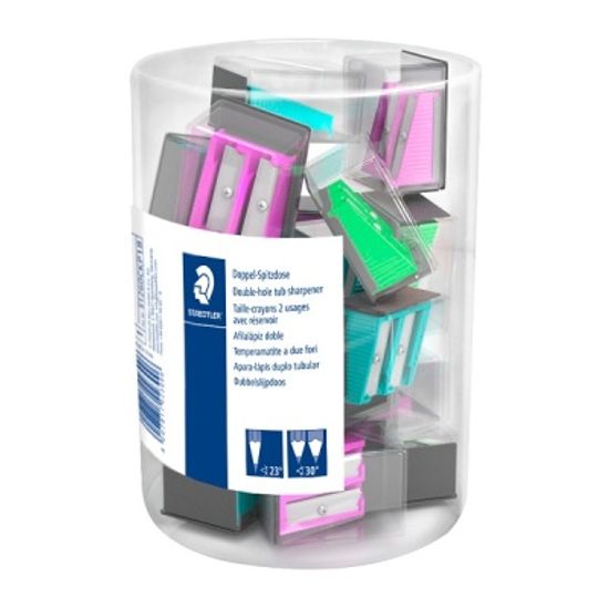 스테들러 점보연필 가능 2홀 캡형 연필깎이 512 60