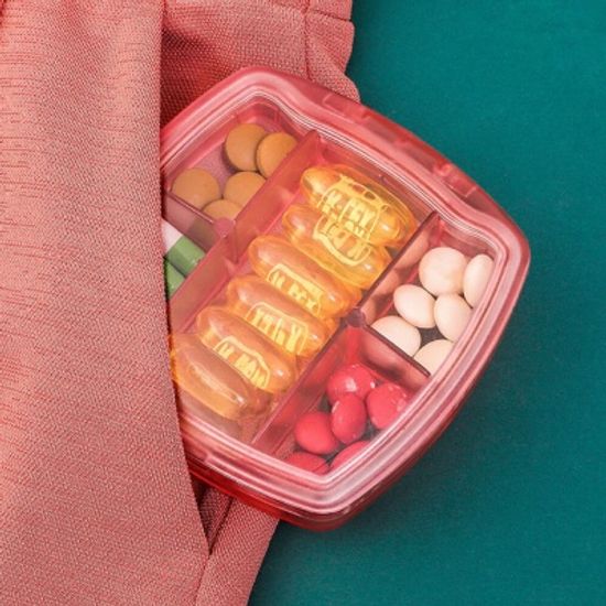 PH 휴대용 영양제통 5칸 약통 케이스 CX006