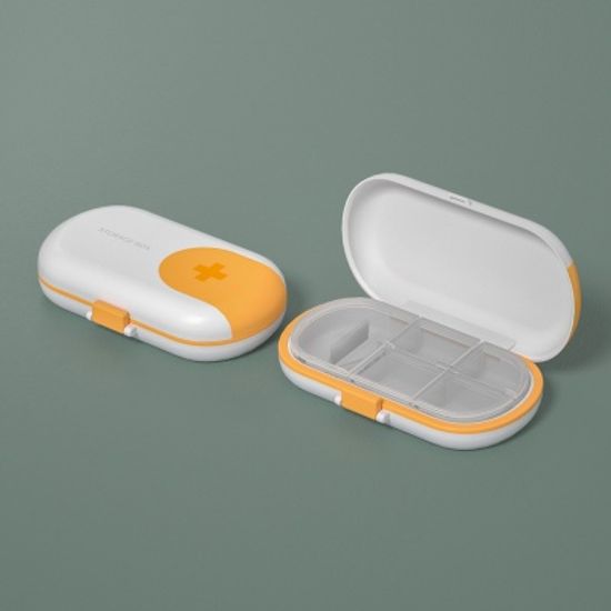 PH 휴대용 영양제 알약 칼날 약통 보관함 accept