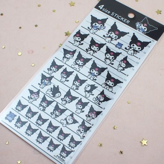 산리오 캐릭터 4사이즈 스티커 쿠로미 (st265)