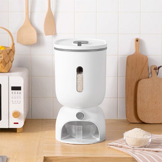 이잼 쿡 항균 원터치 계량 쌀통 10KG EX1000