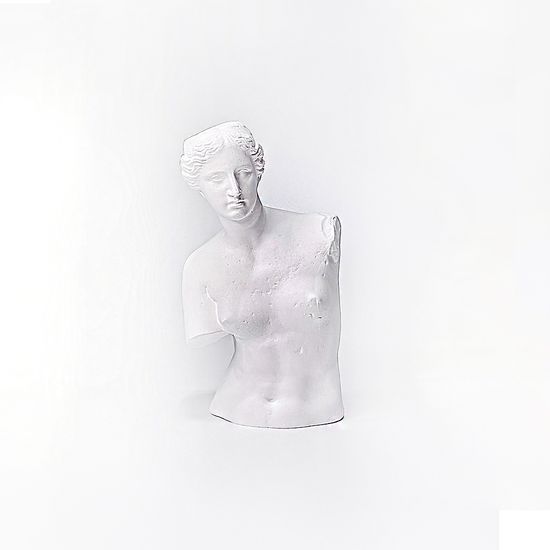비너스 반신 오브제 인테리어 석고상 화병 화분