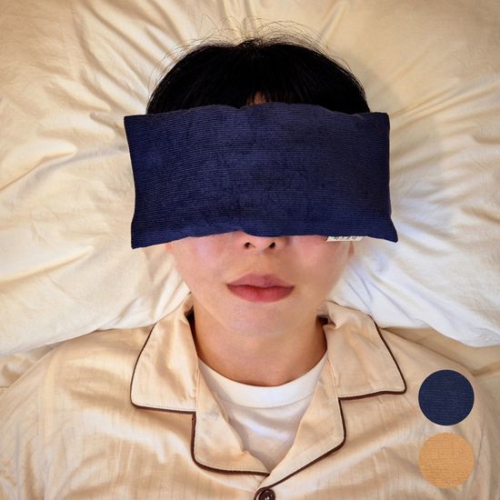 따스로미 코듀로이 무지 현미 눈 코 찜질팩