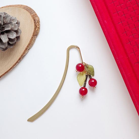 레드베리 책갈피 금속 북마크