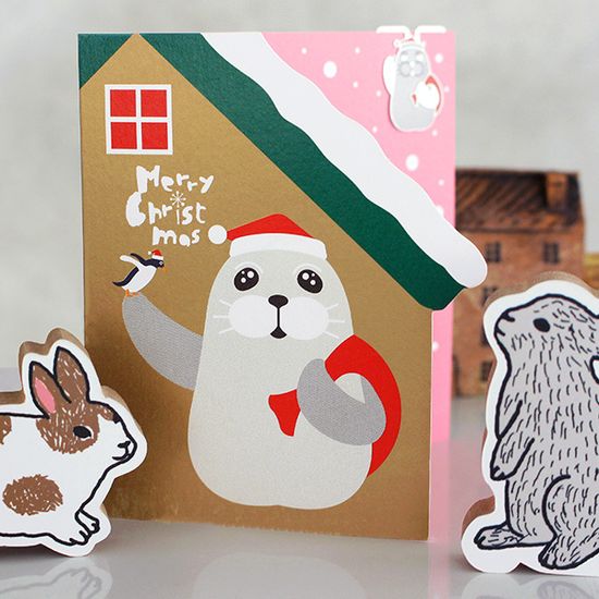 애니멀 크리스마스 카드 시즌3