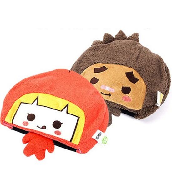 프렌즈 USB 온열 마우스패드 발열 손목쿠션 히팅 매트