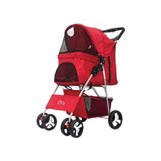 펫박스 DTC 유모차/강아지/고양이/애완/애견-레드
