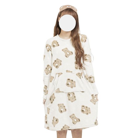 아트박스 곰돌이 수면원피스