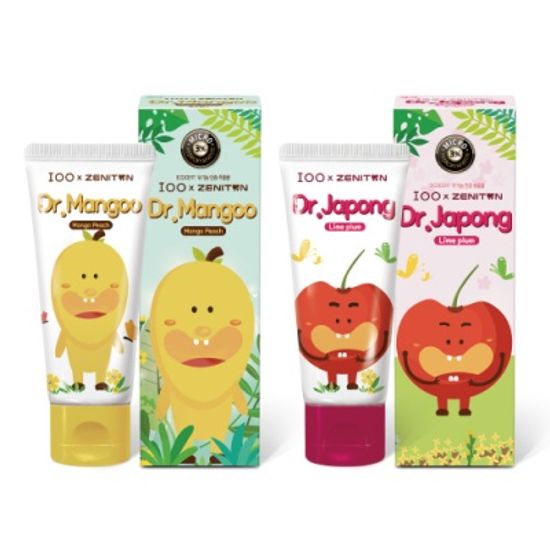 제니튼 닥터제니 망구자퐁 초등학생 어린이치약 4개