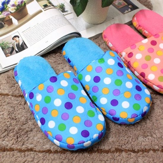 도트 방한 실내화(여성)/학교단체주문 문구점판매용