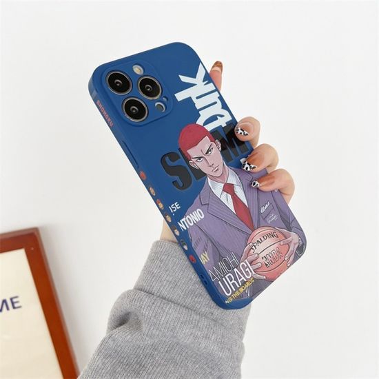 아이폰 13 12 11 슬램덩크 측면 디자인 실리콘 케이스