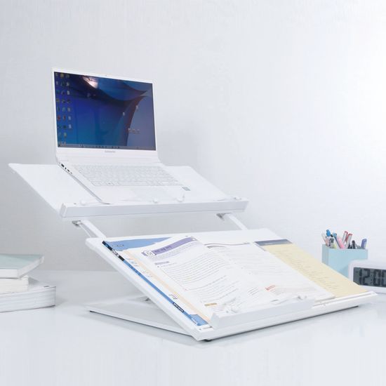 위너 눈높이 화이트 60 슬라이드 2단 독서대