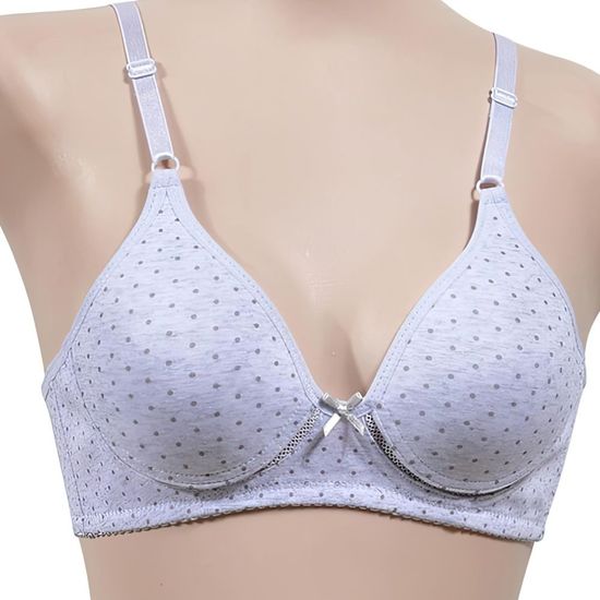 도트 B컵 브라 베이직 브래지어 여자(WD6C77B)