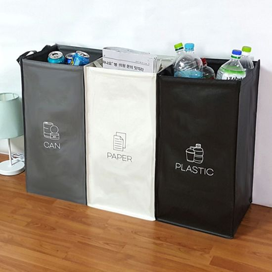 분리수거함 3구 세척가능 접이식 대(WDF4271)