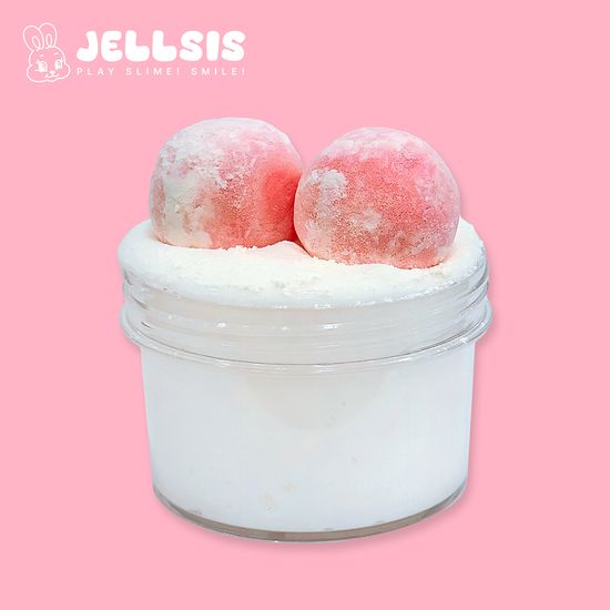 [젤시스] 딸기찹쌀떡 슬라임 / 쫀덕+폭신 점토섞기