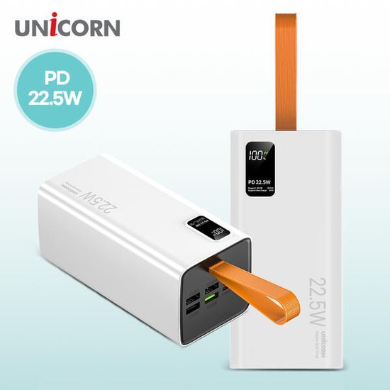 유니콘 50000mAh 대용량보조배터리 PD3.0 QC3.0 PD22.