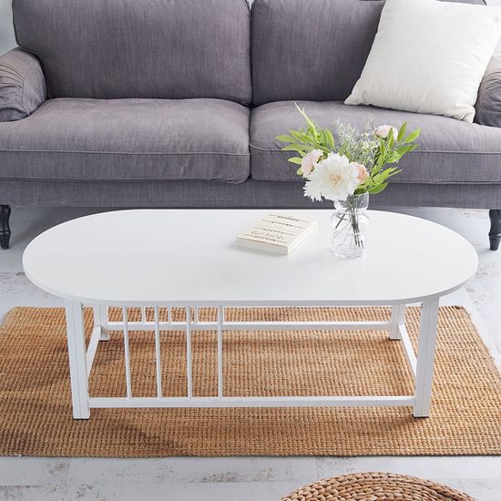 호머 라운드 좌식 테이블 거실 밥상 소파 1200