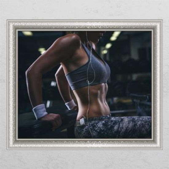 cl028-헬스9(여자)_창문그림액자