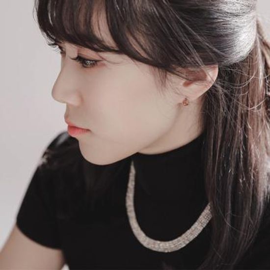 바이데이지 01Bn0365 슬림라인 브론즈 큐빅 목걸이