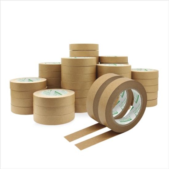 Non-PE 천연 크라프트 종이테이프 48개 (24mm*40m)