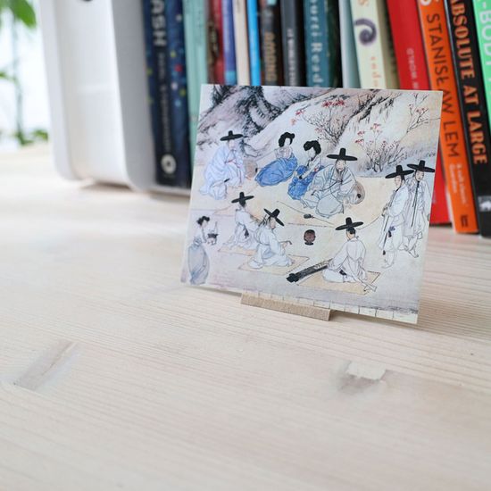 북키스 한국화 카드 혜원 신윤복 풍속화 엽서 15종