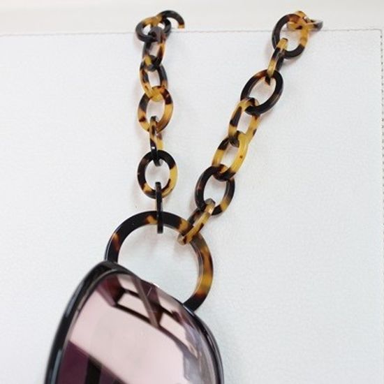 [보니엘]링체인홀더_브라운레오파드