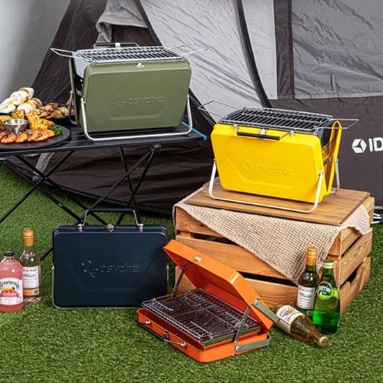 프시케 간편한 접이식 감성캠핑 폴더 그릴 SK-01