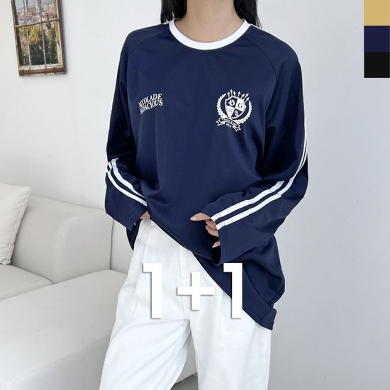 [1+1] 여자 스포티 보이핏 스포츠 유니폼 럭비 풋볼