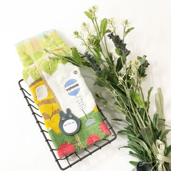 토토로와 고양이 버스 목욕 타월