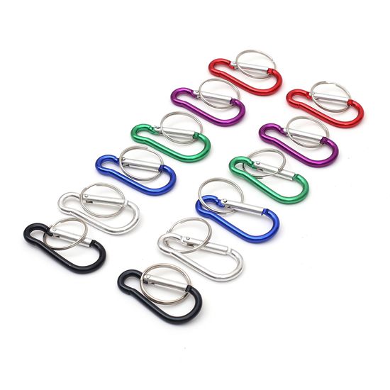 [엣모어]조롱박형 카라비너 12p세트(4.7cm)