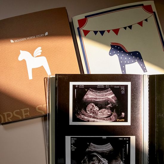 목마이야기 말띠 맘 초음파앨범 25매 접착식앨범