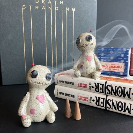 저주 인형 홀더 좀비 스틱 받침대(WFGWPPV)